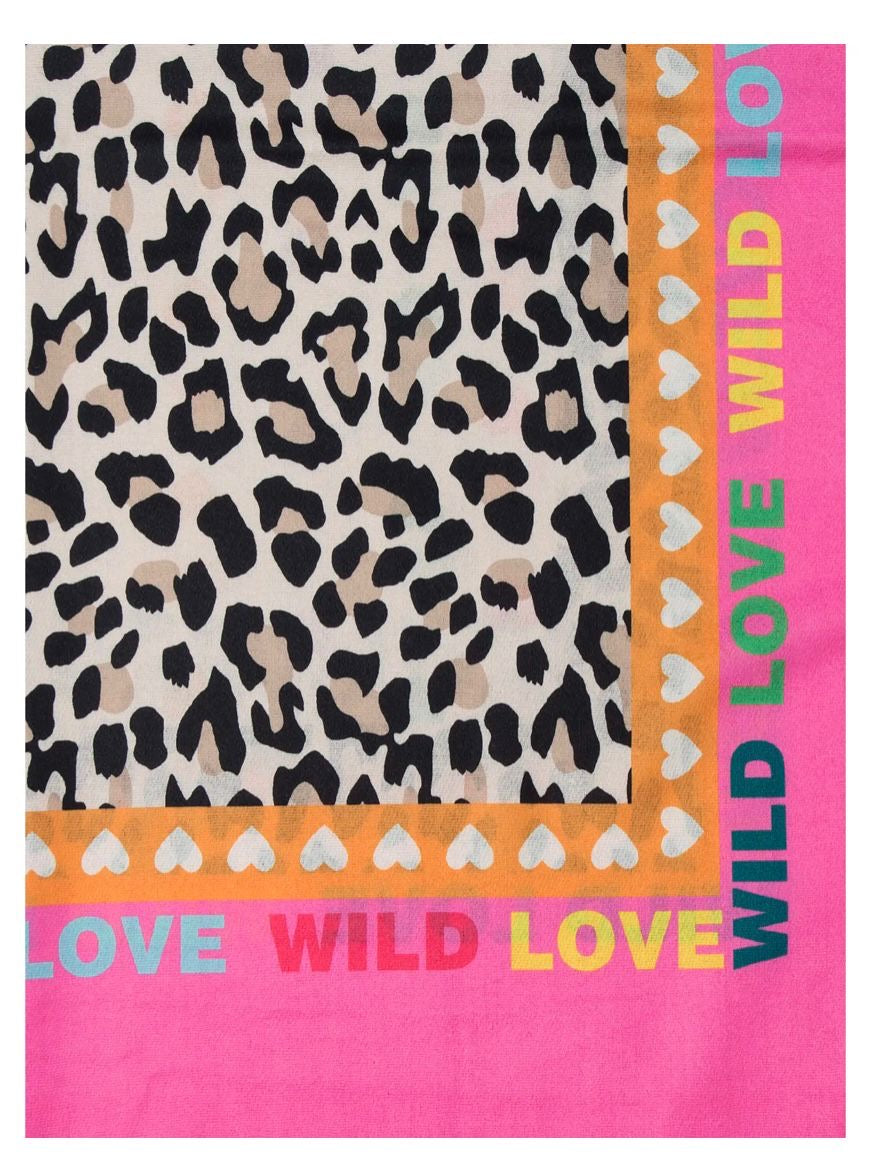 Wendeschal "Wild Love" pink