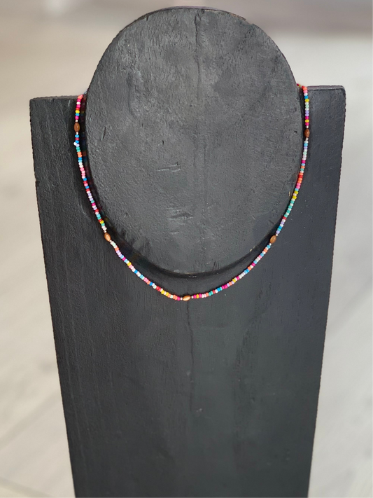 Kette bunt braun