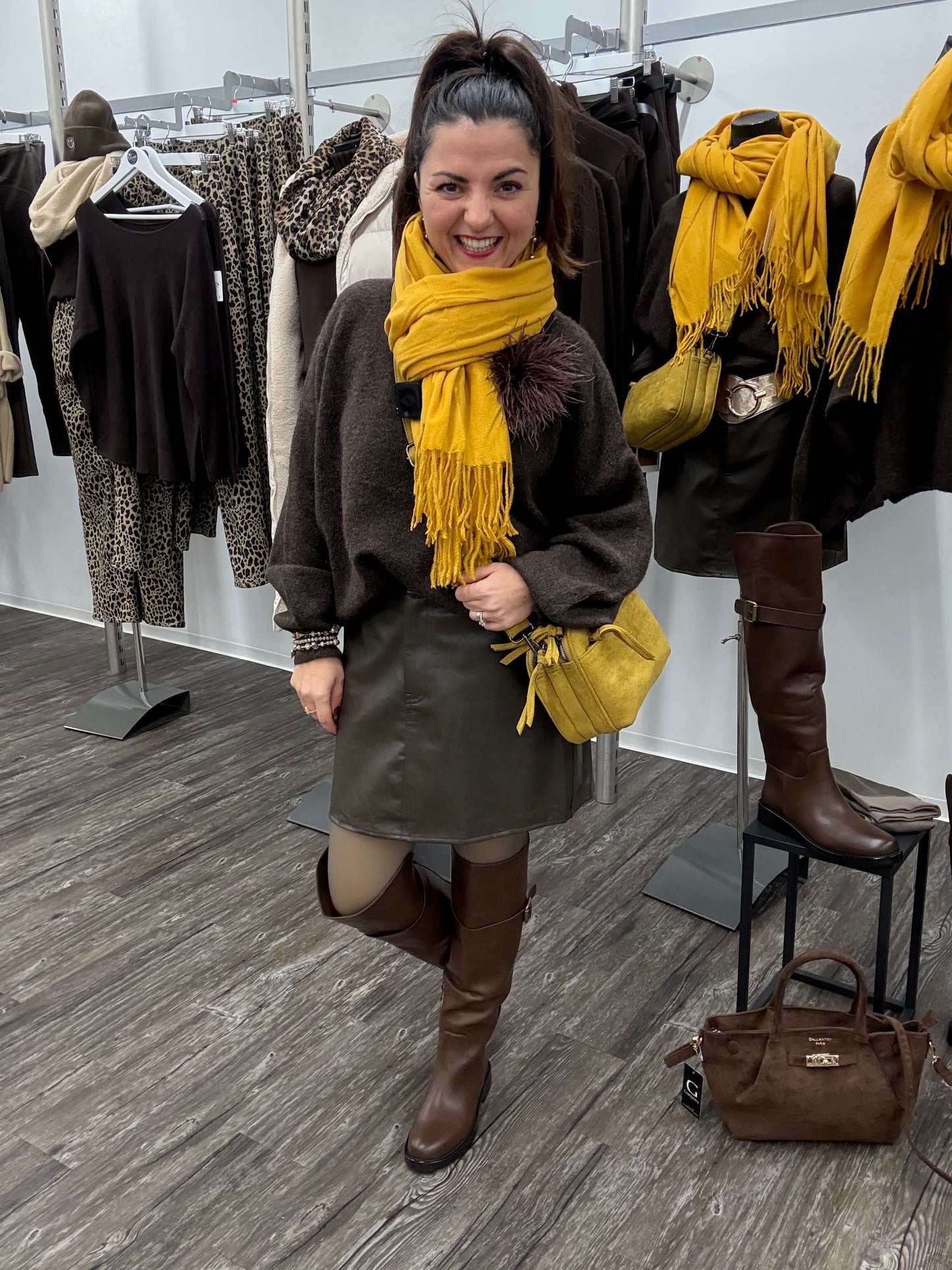 Thermostrumpfhose braun, Gr. 36/38 , Gr.38/40