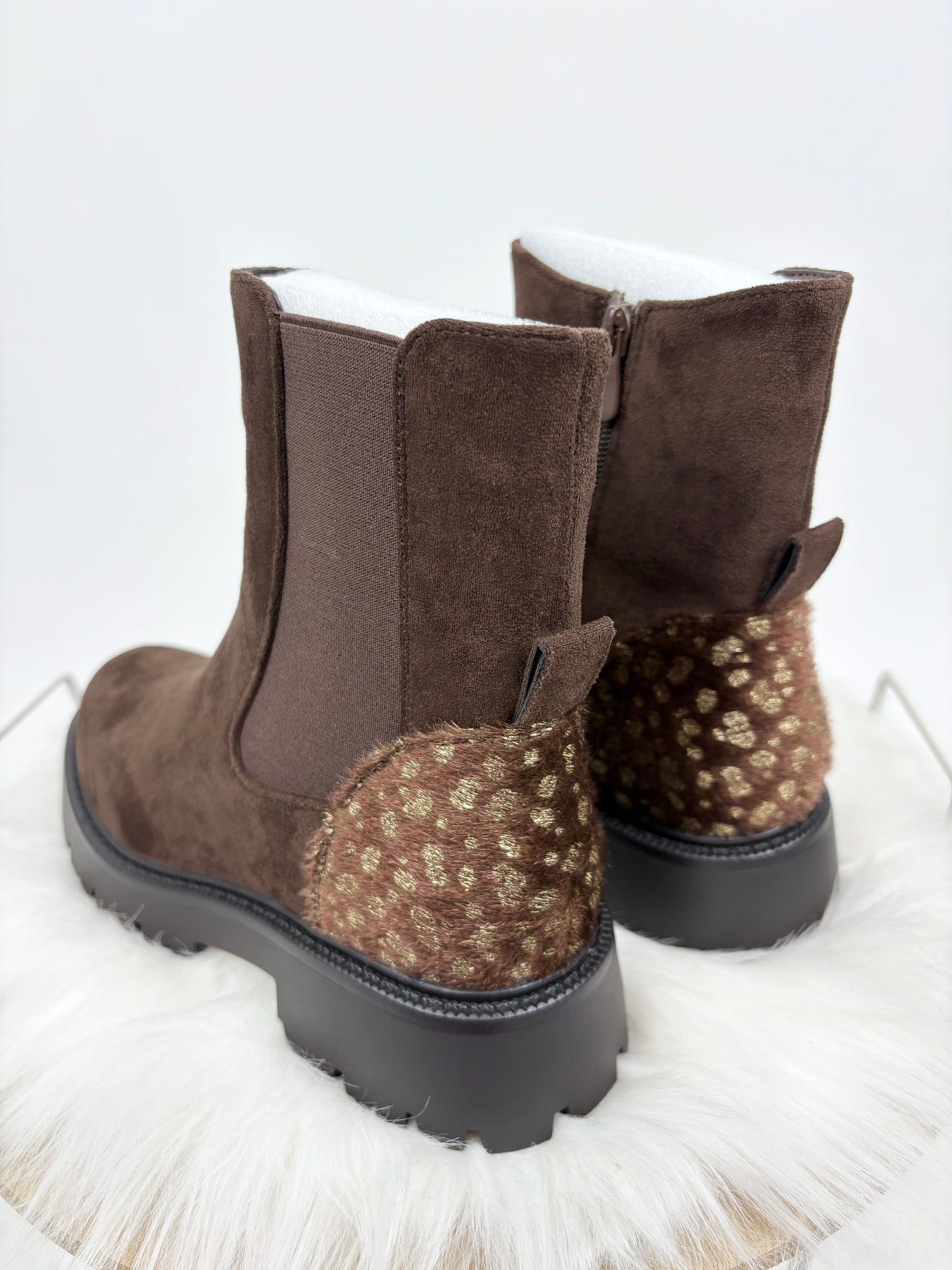 Boots - Wildlederoptik , Gr. 36-40