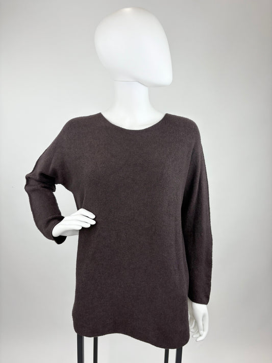 Pullover schokobraun, Gr. 36-42