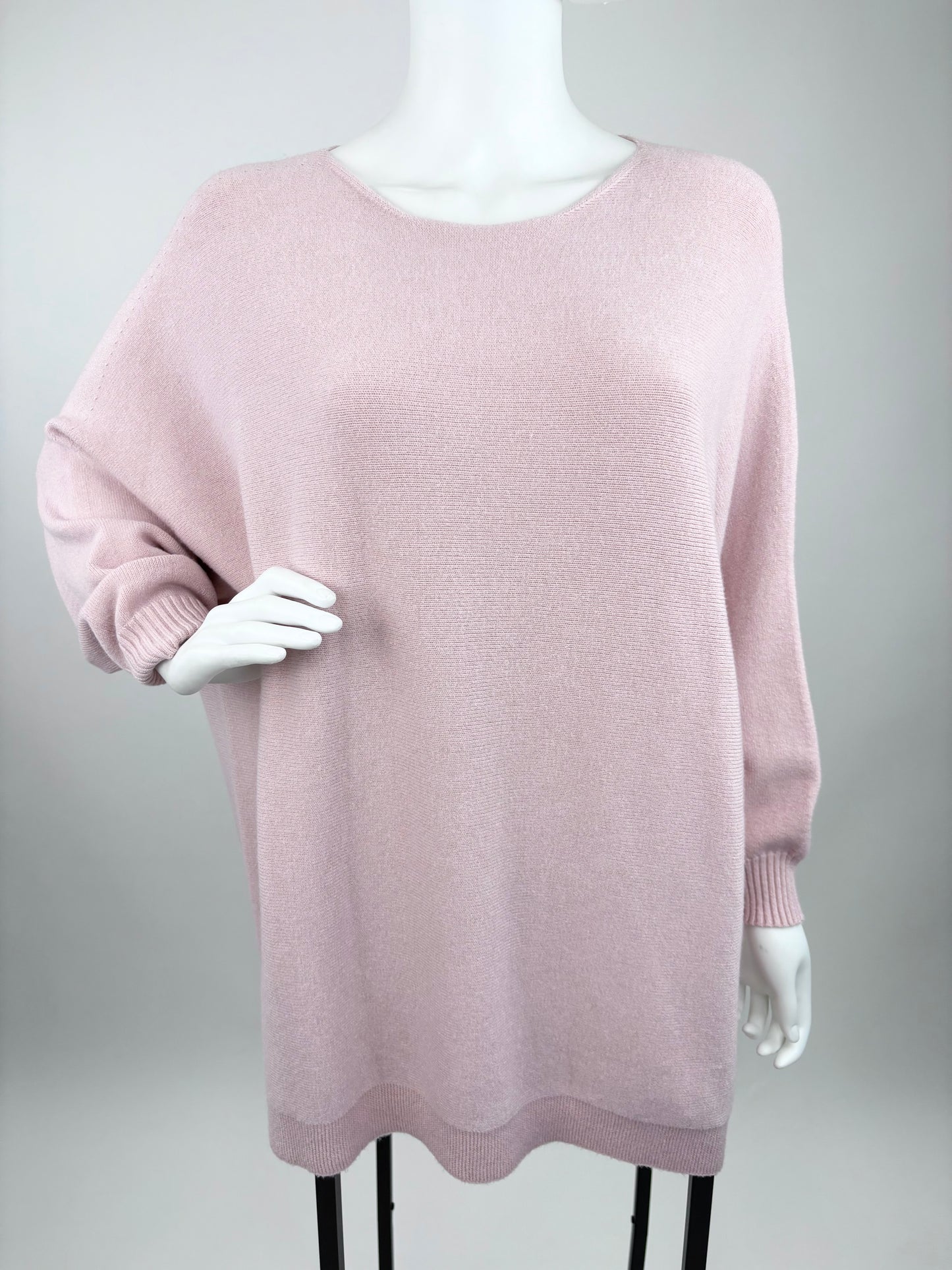 Feinstrickpullover rosa, Gr. 38-44