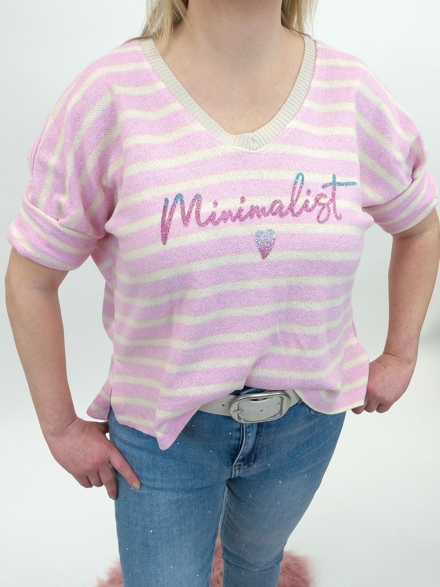 Pullover "Minimalist" rosa, Gr. 36-42