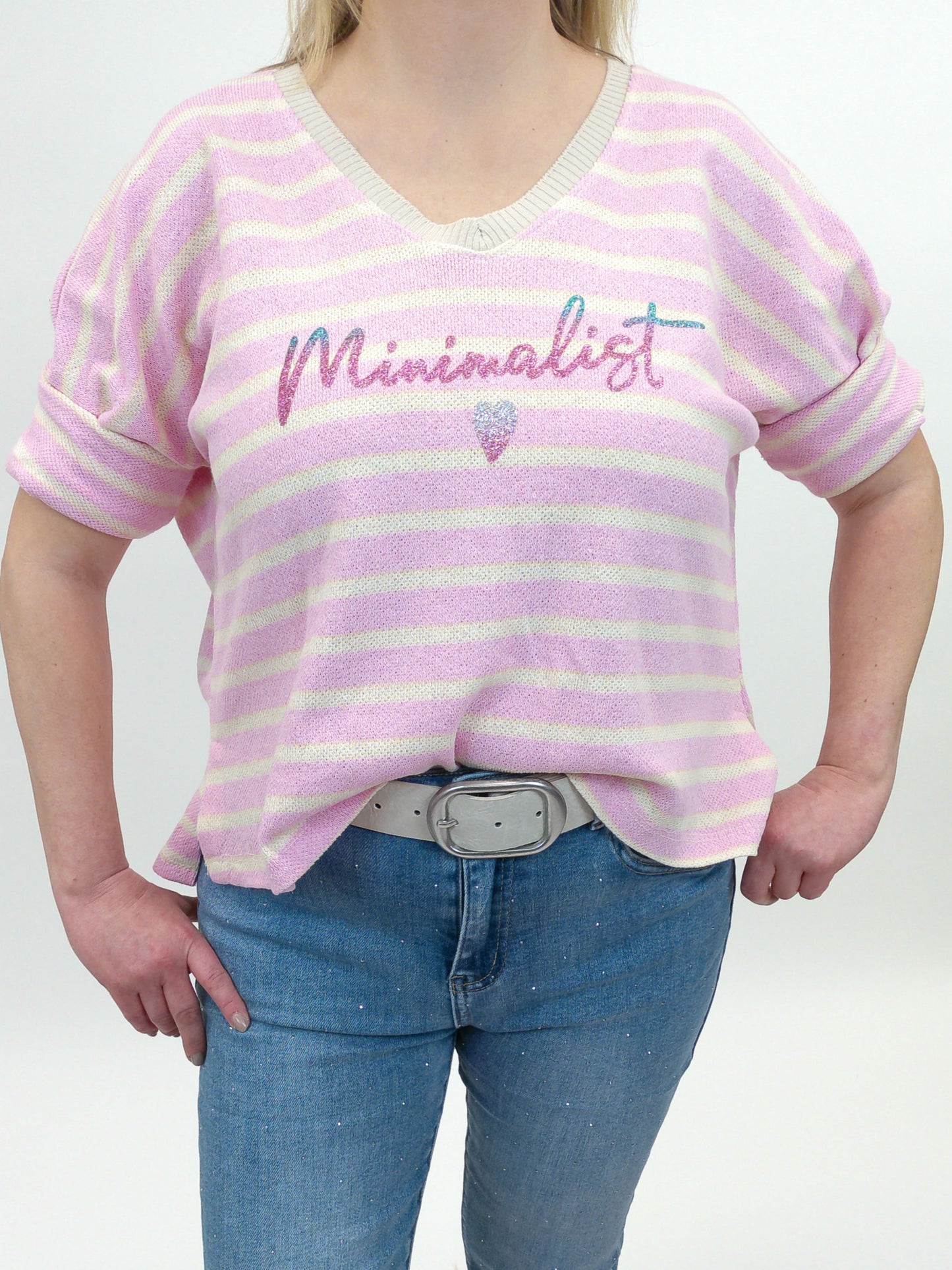 Pullover "Minimalist" rosa, Gr. 36-42