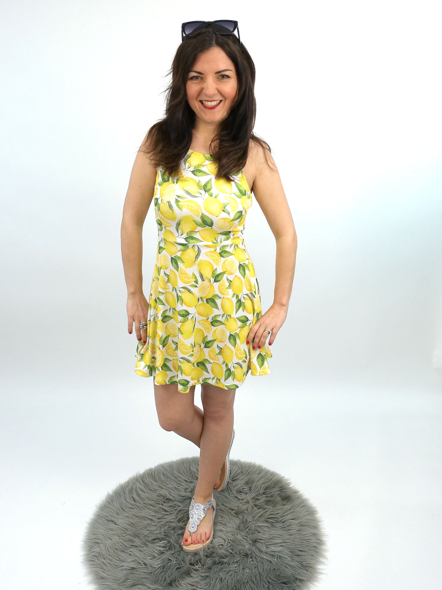 Kleid Zitrone kurz, Gr. 34-38
