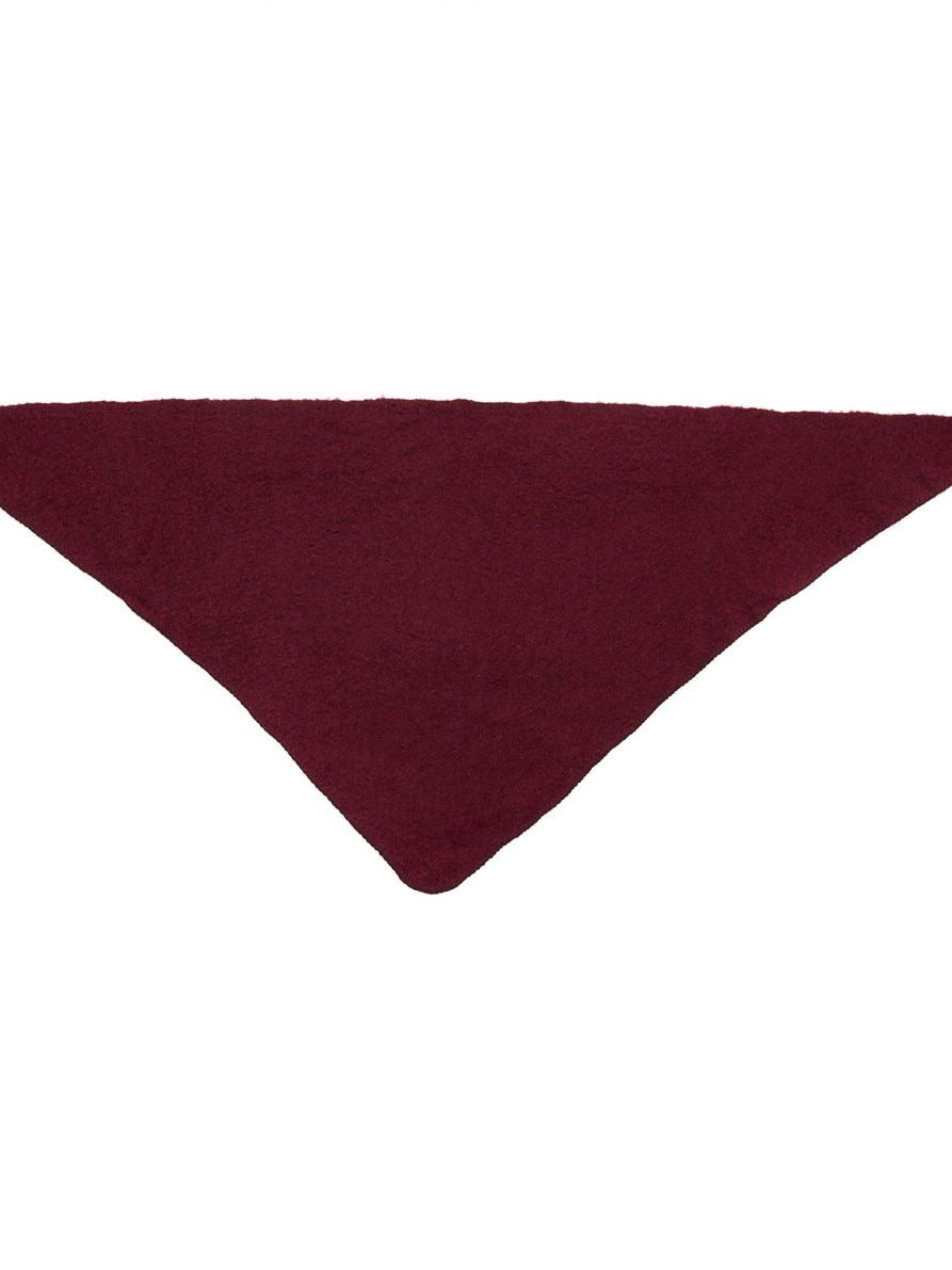 Dreieckstuch bordeaux