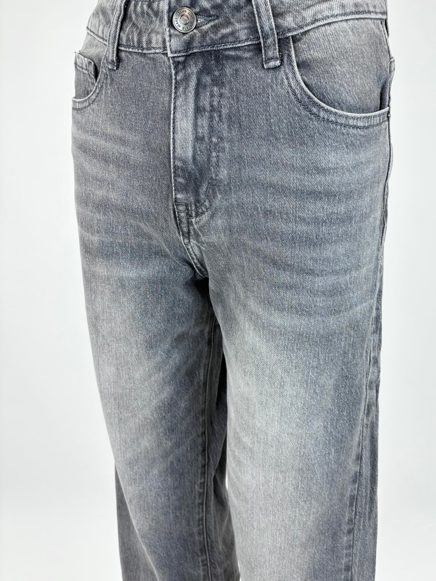 Wide-Leg Jeans grau Gr. 34-42