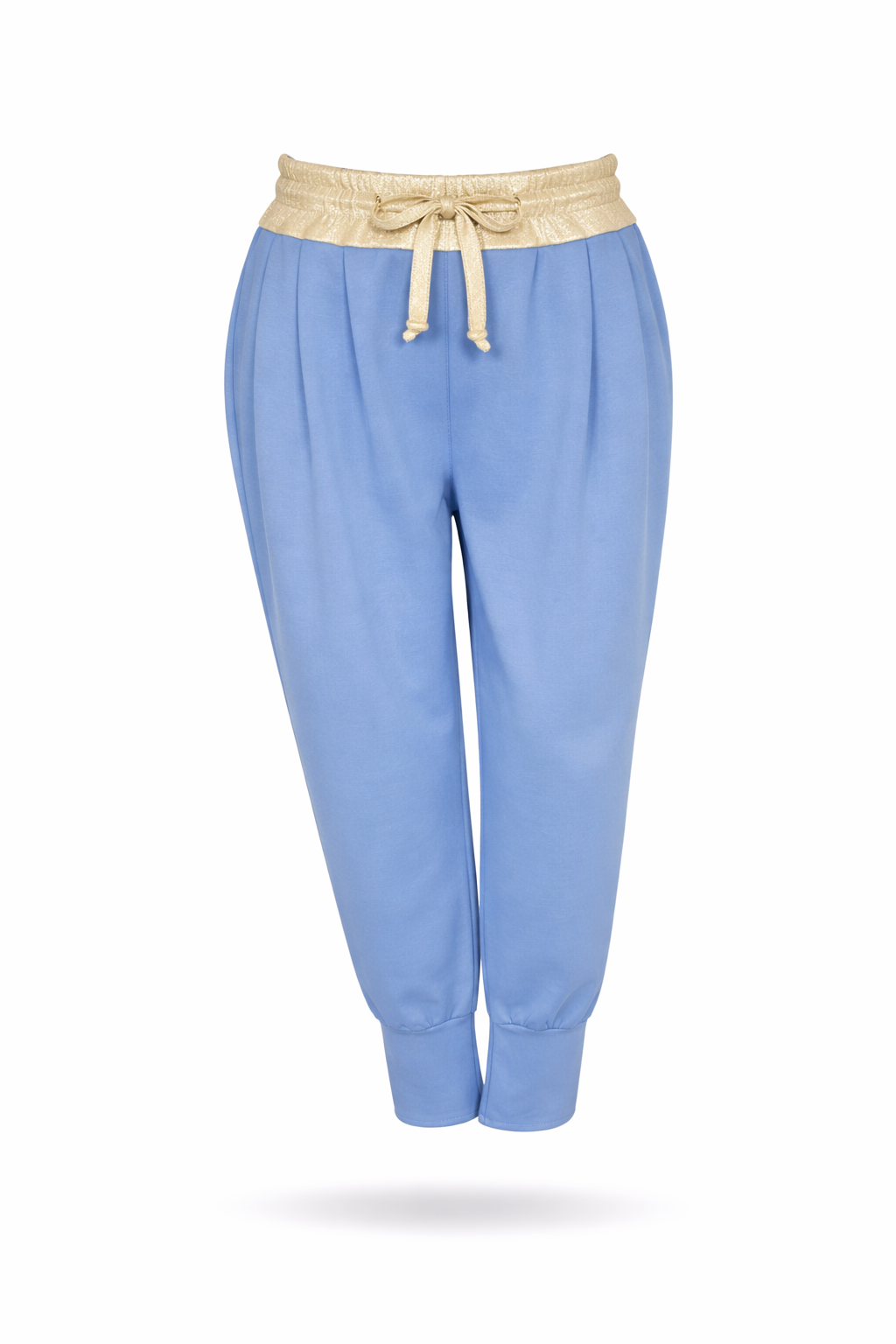 Damen Joggerpants mit Satinbund Gr. 36-42 hellblau