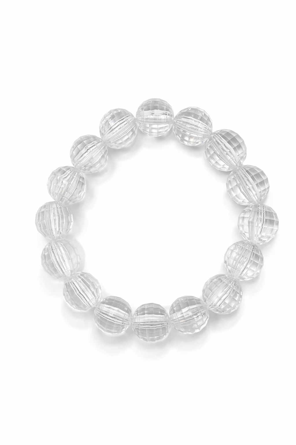 Perlenarmband in Kristalloptik