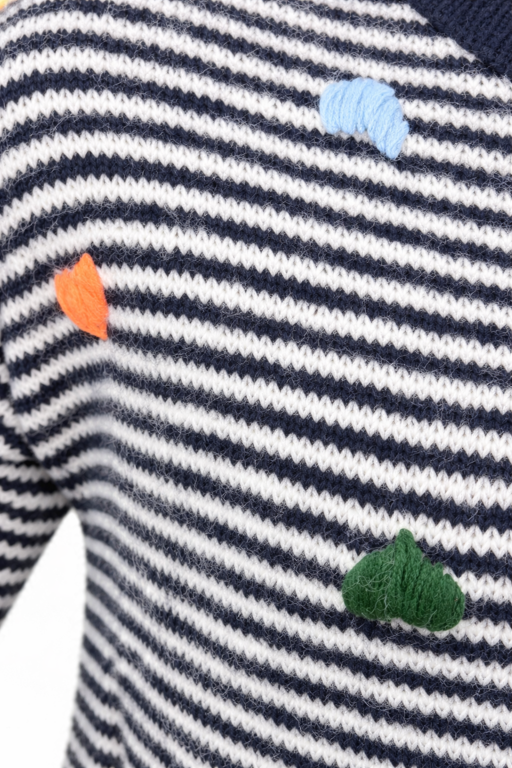 Strickpullover Streifen + Herzen, Gr. 34-40