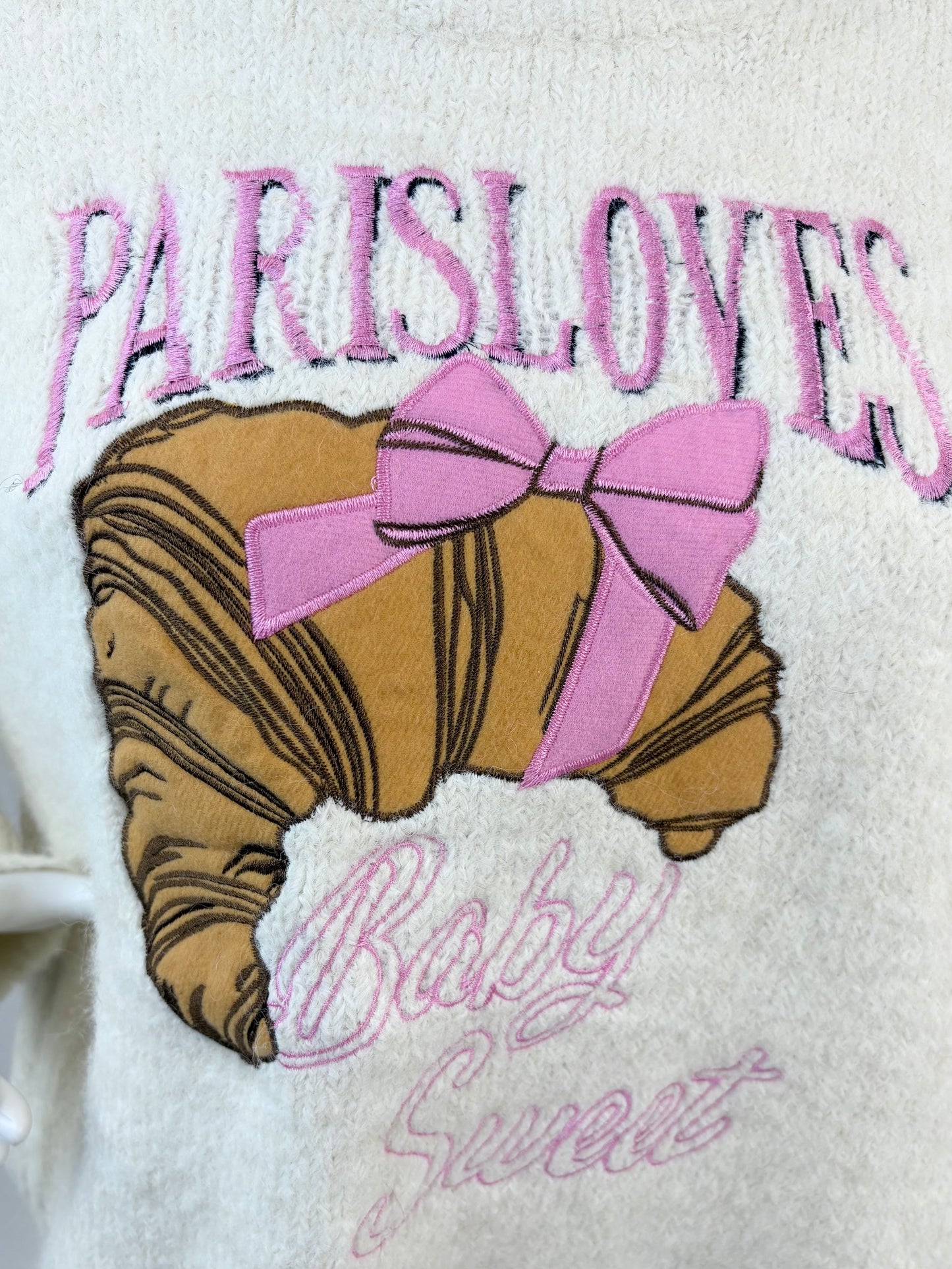 Pullover Croissant hellbeige, Gr. 36-42