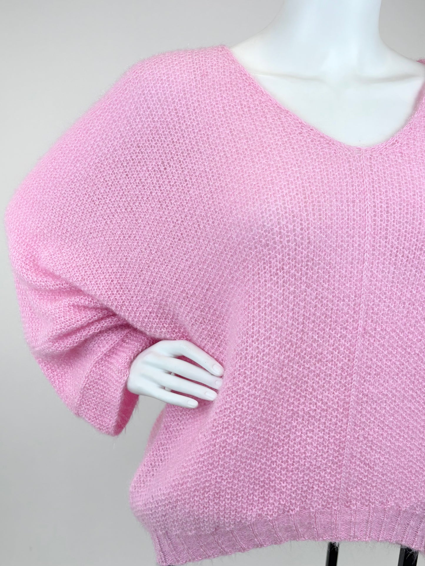Oversize Pullover rosa Gr. 38-44