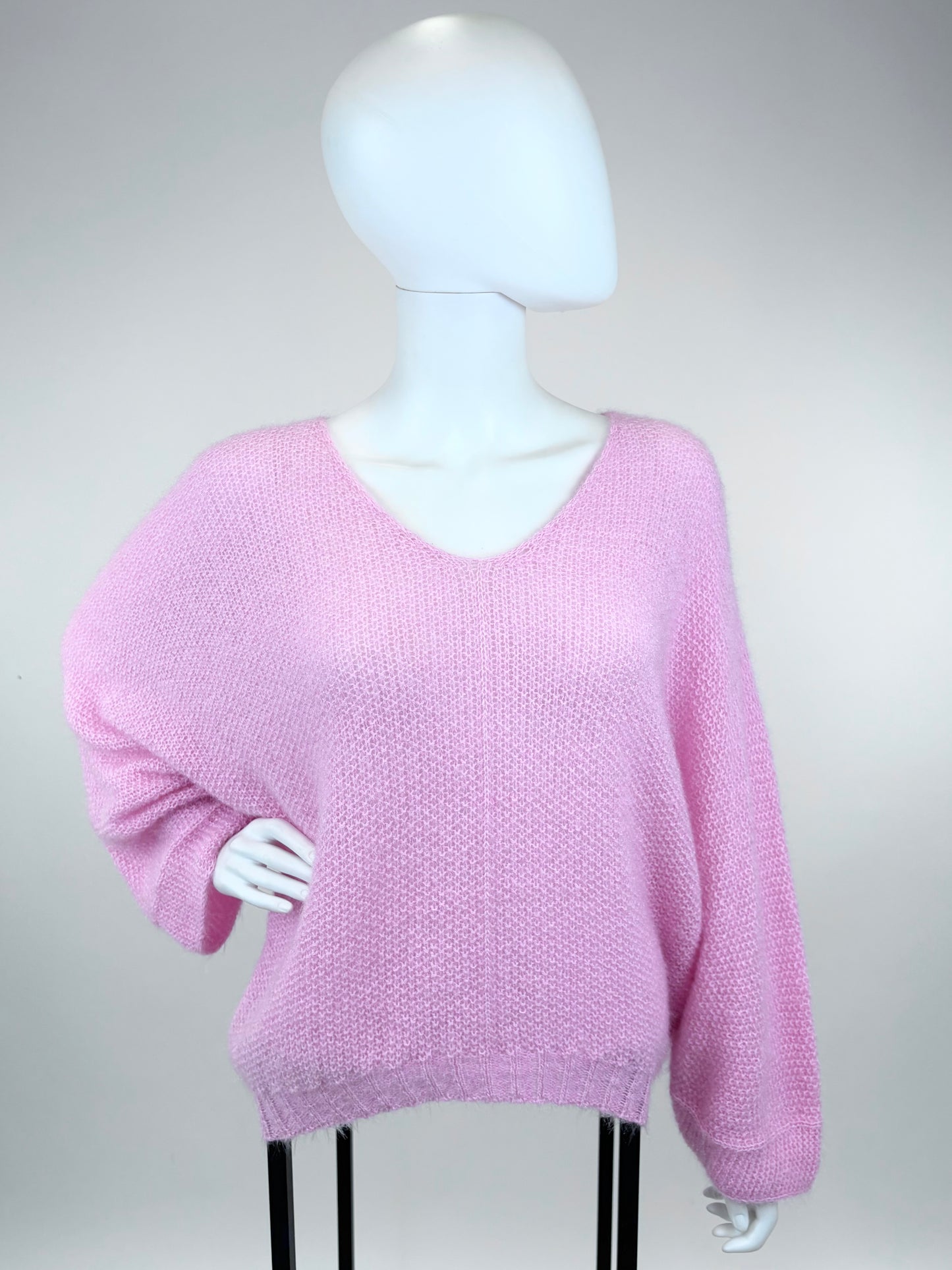 Oversize Pullover rosa Gr. 38-44