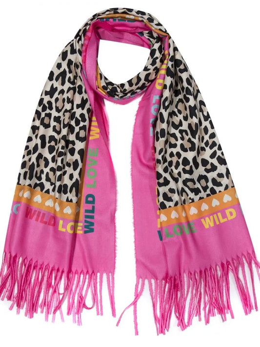 Wendeschal "Wild Love" pink