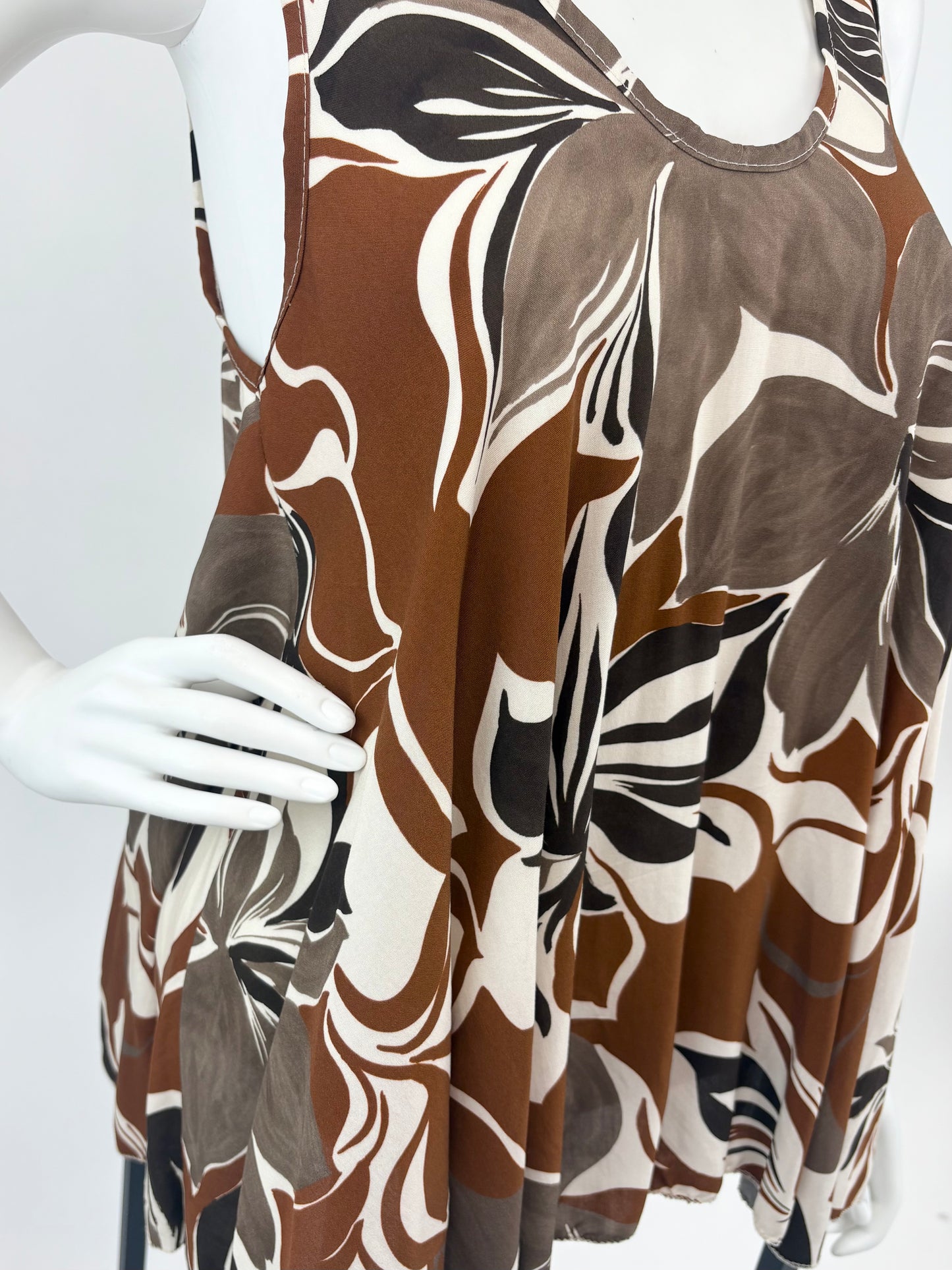 Top braun/beige, Gr. 34-40