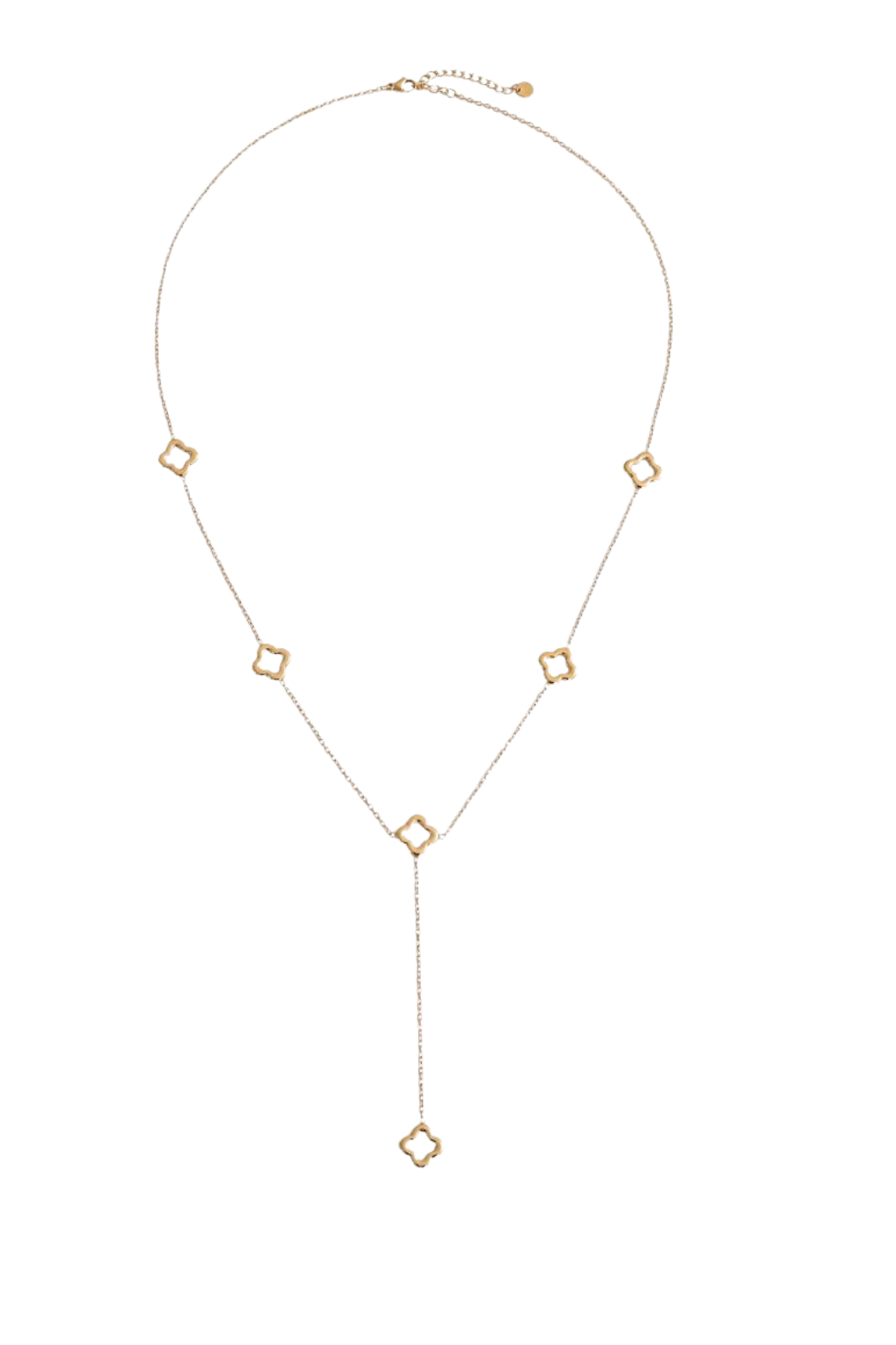 Halskette „Clover Elegance“ Kleeblatt-Kette gold