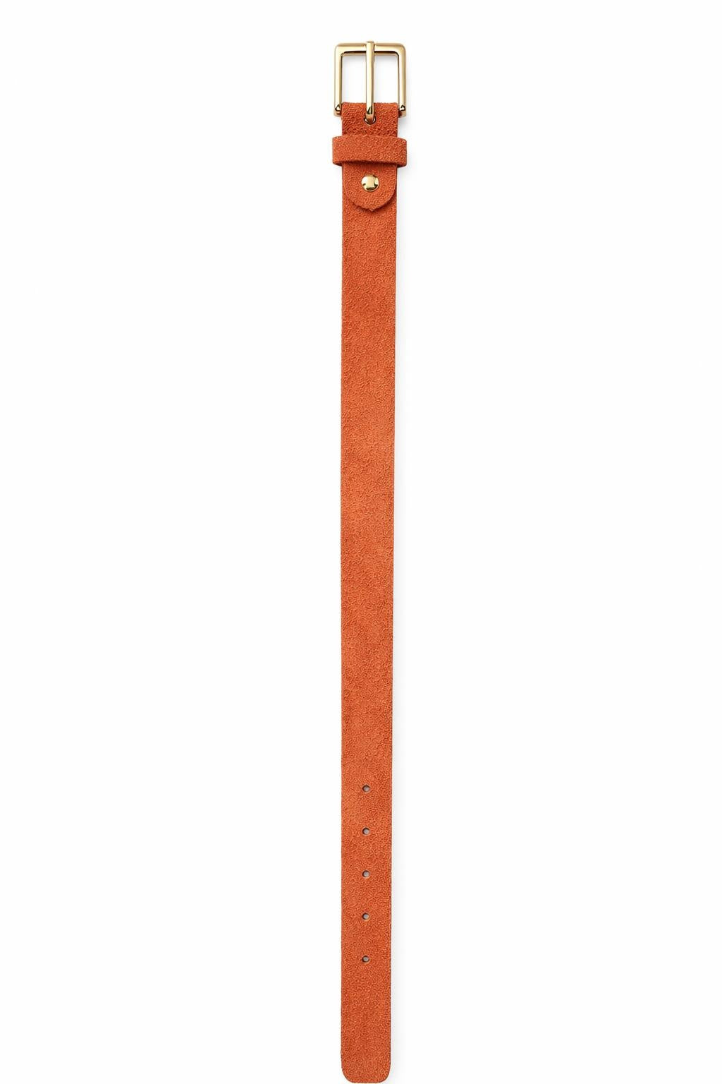Wildleder-Gürtel terracotta, 100 cm