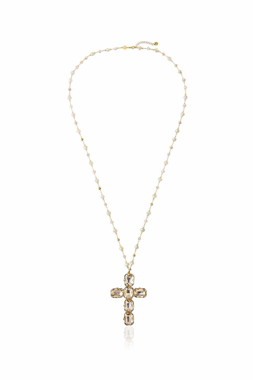 Kette Crystal Cross