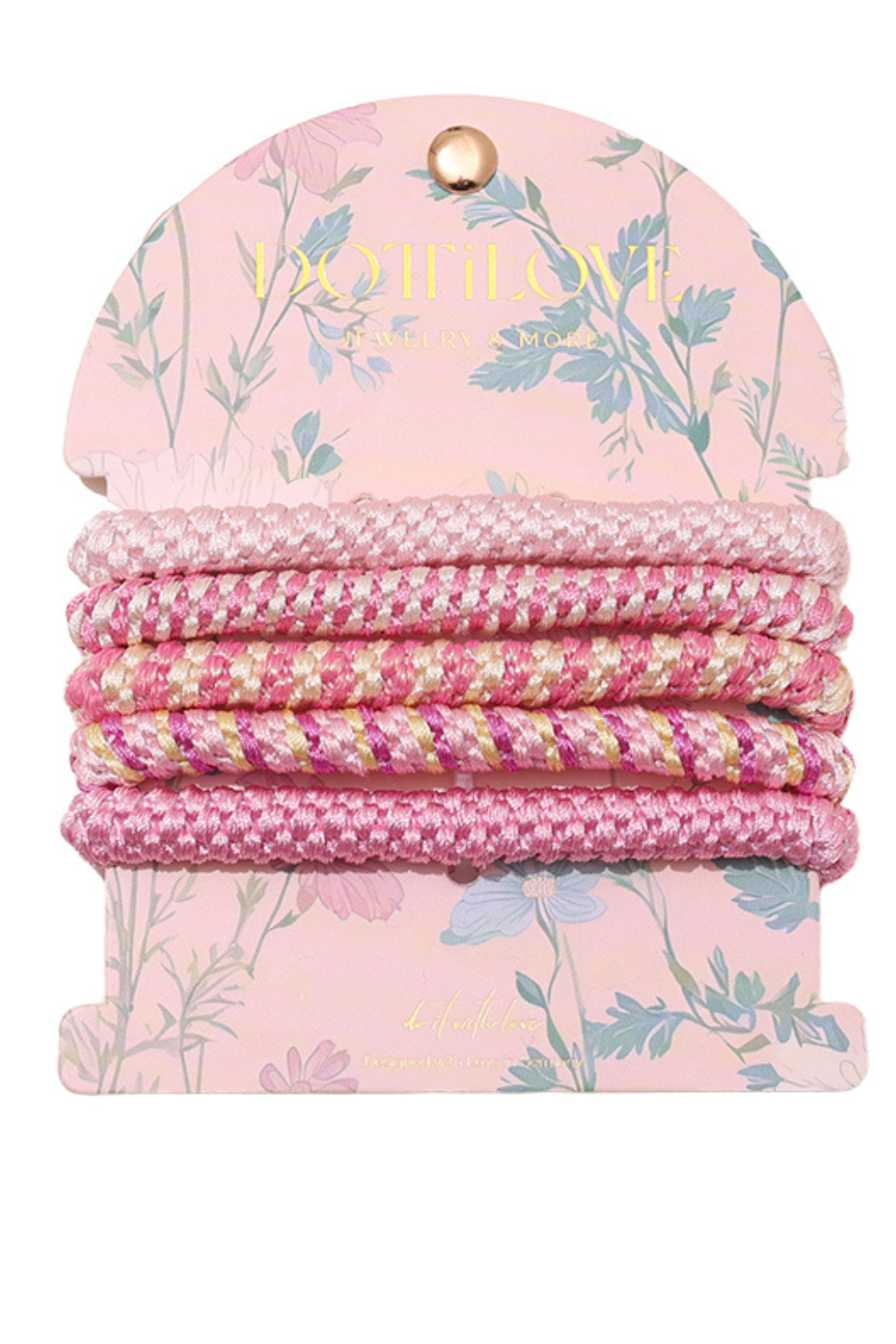 Haargummi-Set Candy Pink