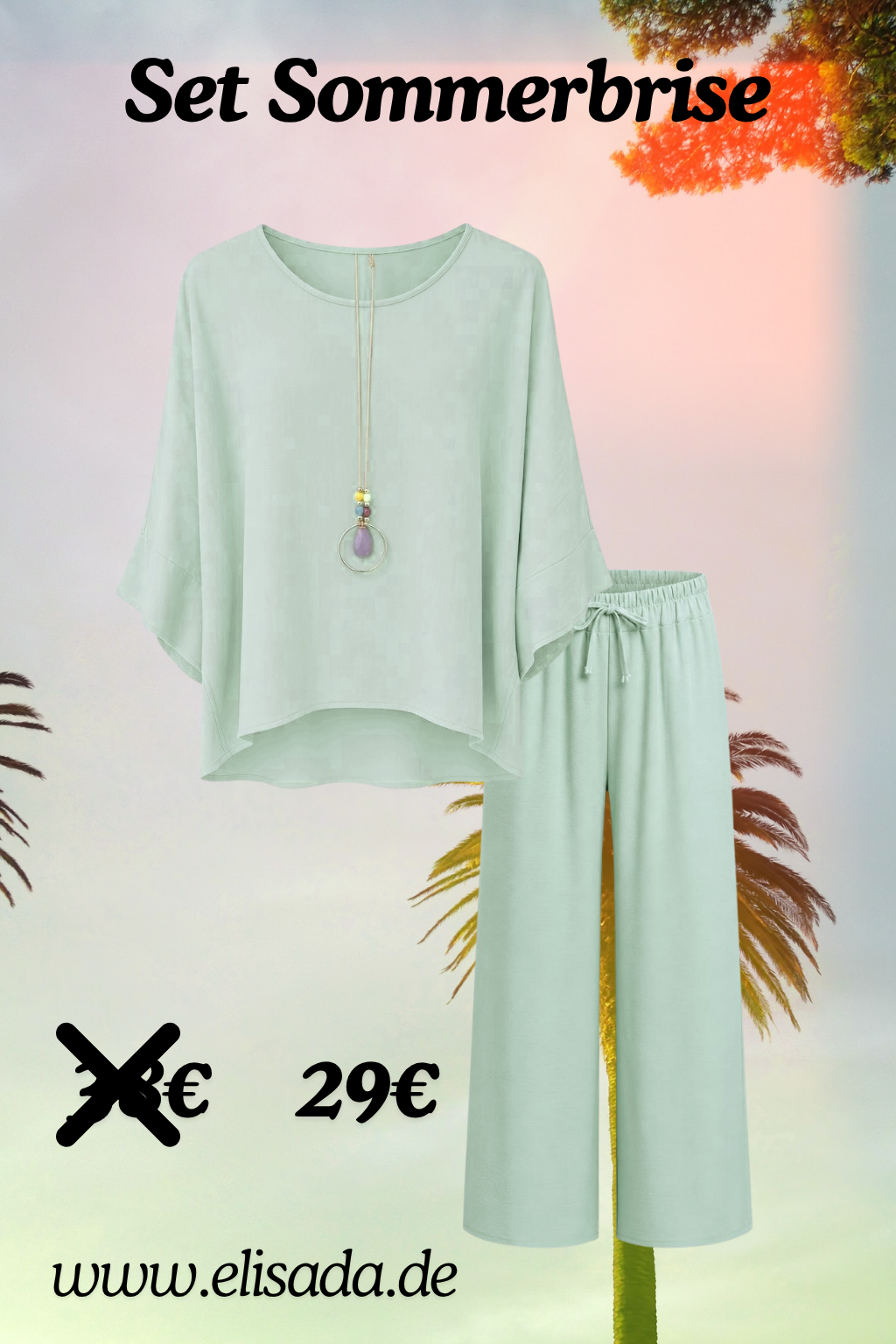 Set Sommerbrise mint, Gr. 36-44