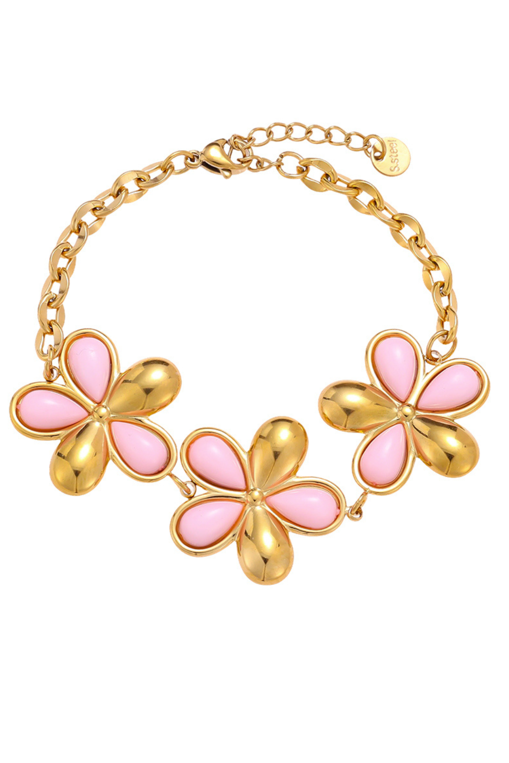 Floréa Blütenarmband Rosa