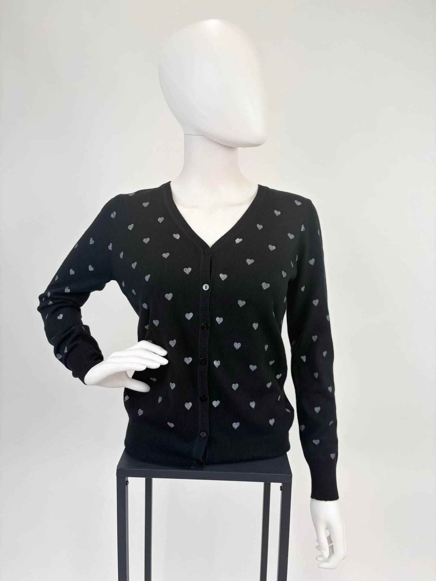 Cardigan Herz versch. Farben, Gr. 36-40