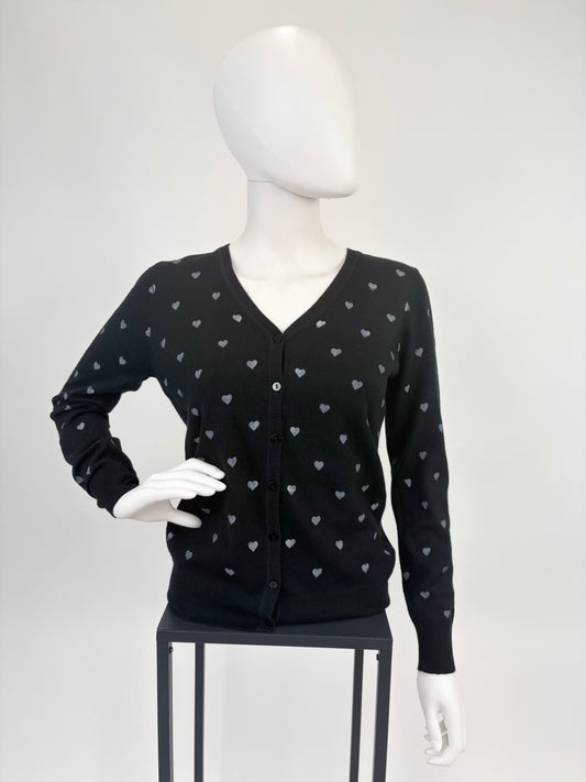Cardigan Herz versch. Farben, Gr. 36-40