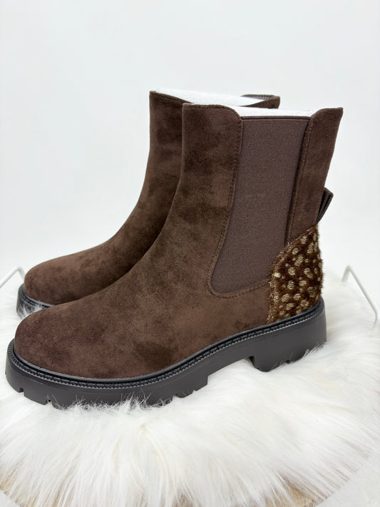 Boots - Wildlederoptik , Gr. 36-40