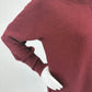Feinstrickpullover mit Ziernaht bordeaux, Gr. 36-42