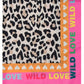 Wendeschal "Wild Love" pink