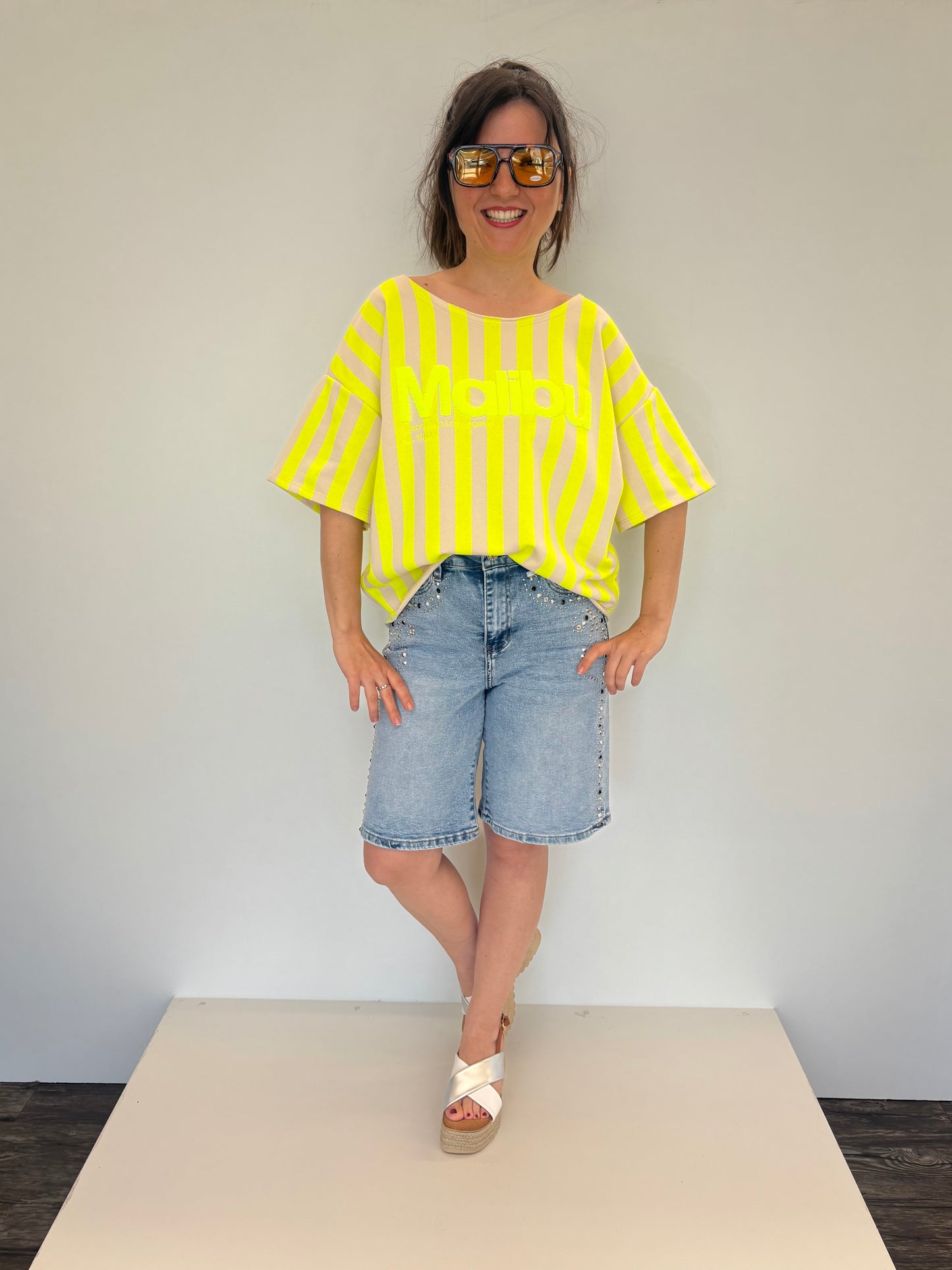 Sonnenbrille Statement – Bold Look schwarz/orange