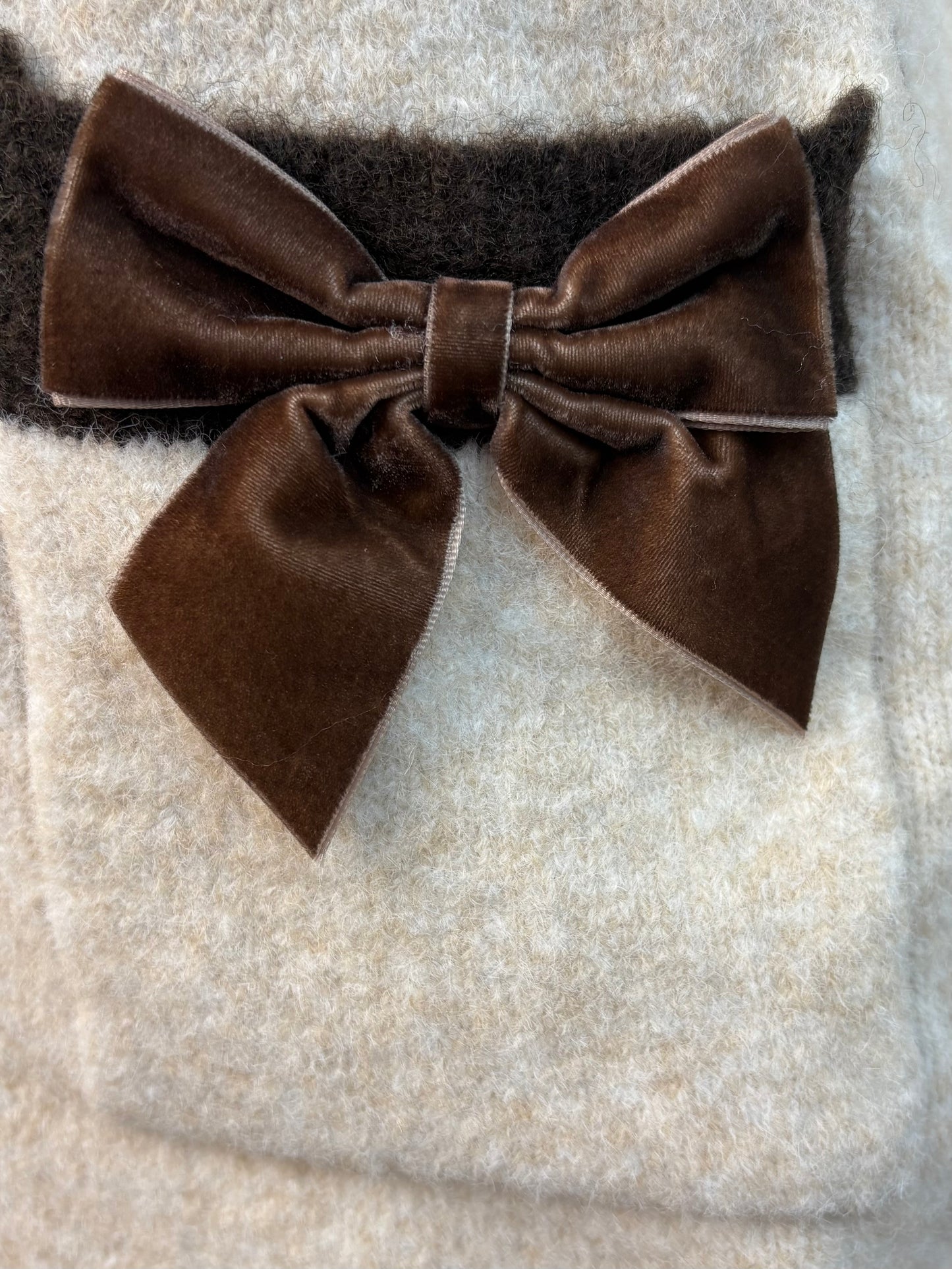 Pullover Herzchen beige, Gr. 34-40