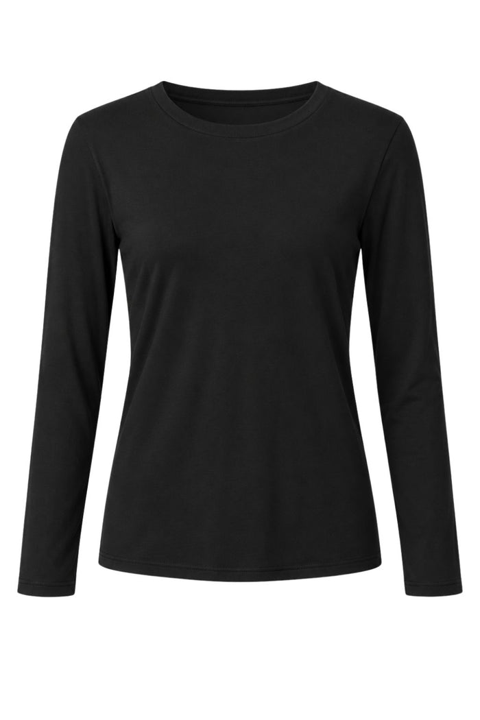 Essential Soft Longsleeve schwarz, Gr. 36-40
