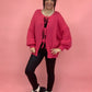 Cardigan Schleife pink, Gr. 36-42