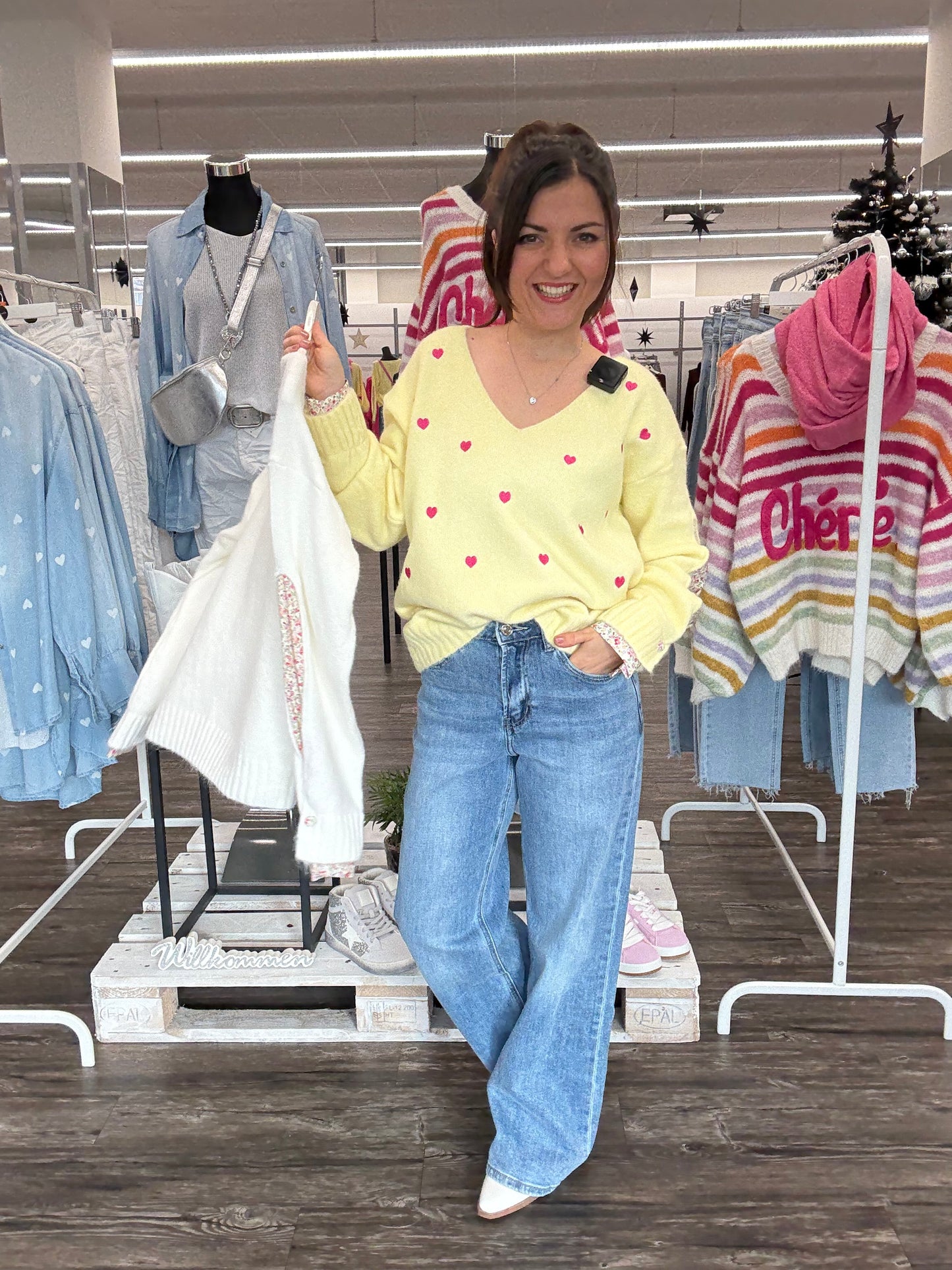 Wide-Leg Jeans light blue, Gr. 34-42