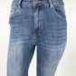 Straight Fit Jeans mit Fransen-Details, Gr. 36-42