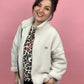 Kuscheljacke beige, Gr. 36-42