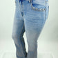 Jeans Schlag mit Glitzersteinen , Gr. 34-42