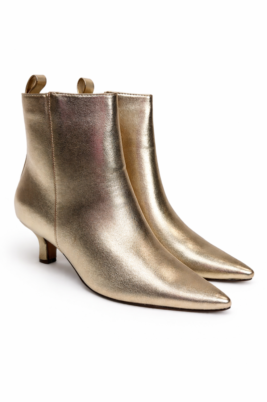 Stiefeletten gold, Gr. 37-41