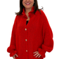 Strickcardigan "Elisa" rot, Gr. 38-44