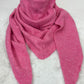 Dreiecksschal pink