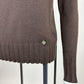 Rollkragenpullover dunkelbraun Gr. 34-40