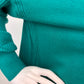 Strickpullover petrol, Gr. 36-42
