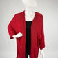 Strickcardigan kurz rot, Gr. 36-42