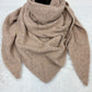 Dreiecksschal beige
