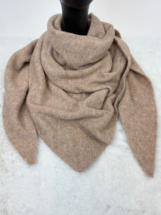 Dreiecksschal beige