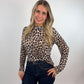 Leopard Print Longsleeve Gr. 34-38