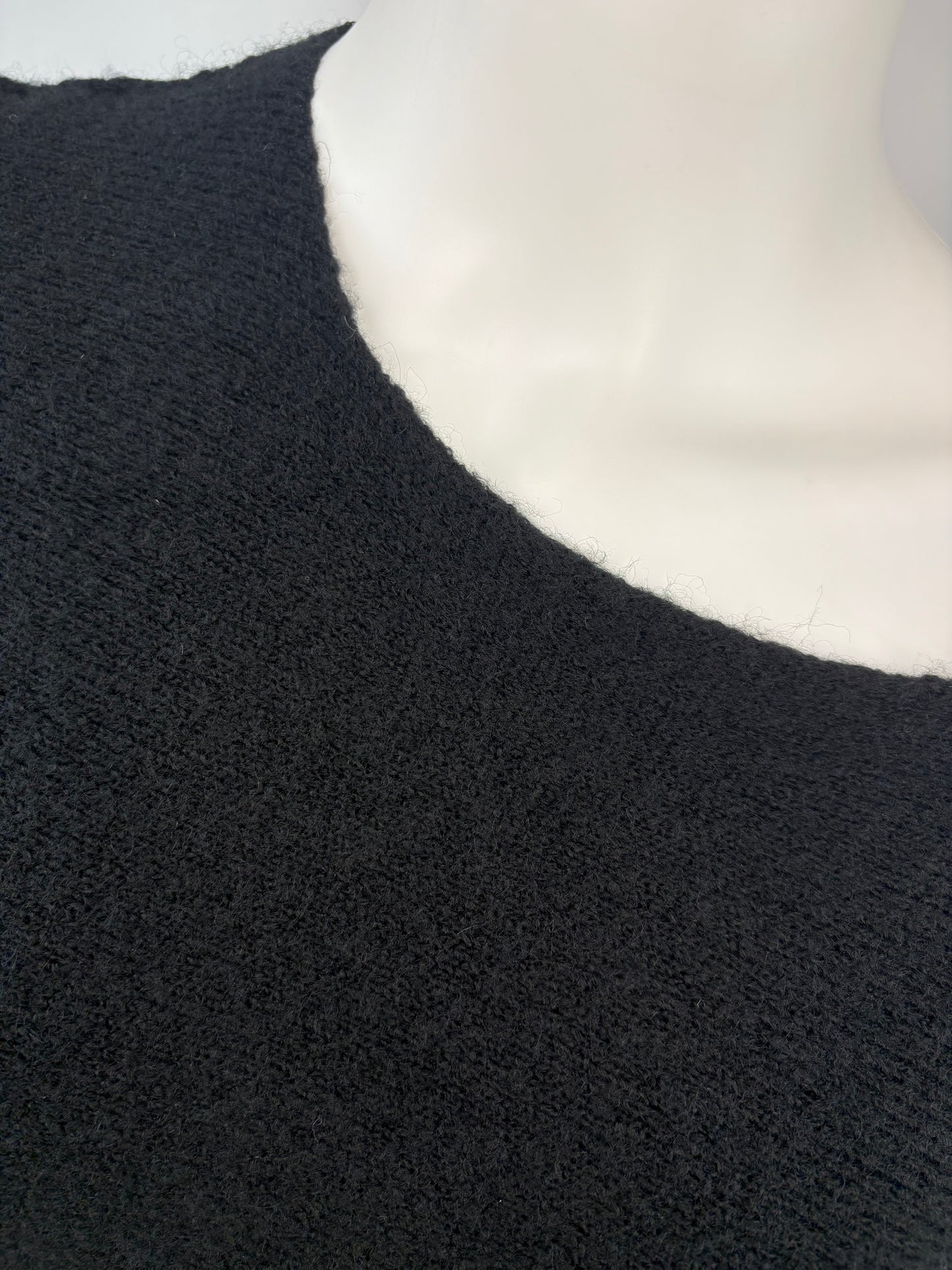 Strickpullover schwarz, Gr. 36-42