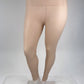 Leggins Lederoptik beige , Gr. 34-42