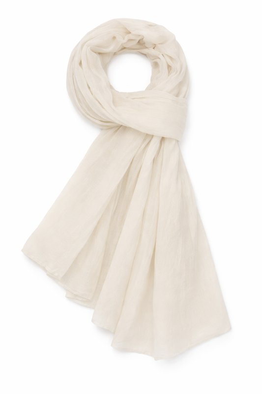 Leichter Basic-Schal beige